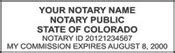 State Self Inking Notary Stamp