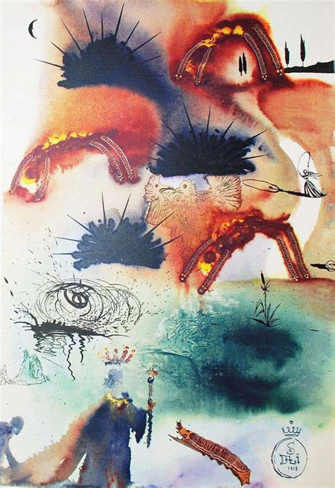 Salvador Dalí Art 491 For Sale At 1stdibs Alice In Wonderland Dali