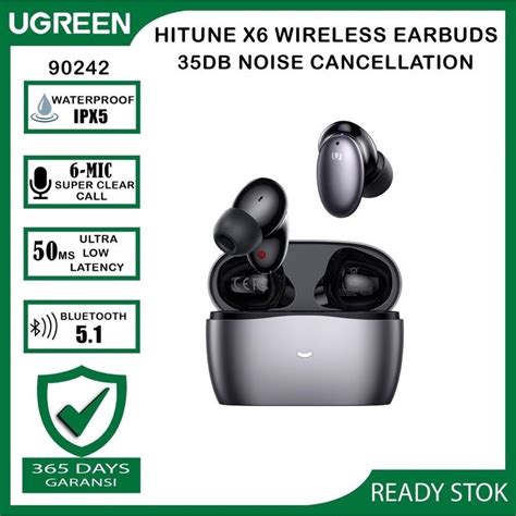 Jual UGREEN X6 TWS Earbuds Hitune Earphone UGREEN TWS Headset