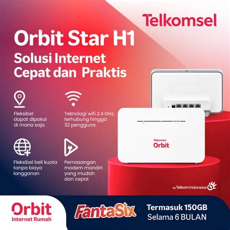 Jual Orbit Star H1 Modem WiFi 4G High Speed Bonus Data B311 Shopee