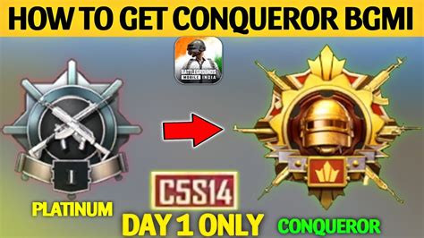 How To Reach Conqueror Bgmi C S Tips Tricks Bgmi Me Conqueror