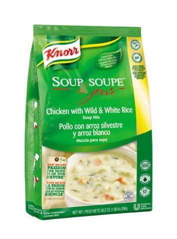 Knorr Professional Soup Du Jour Mix Chicken Wild White Rice X