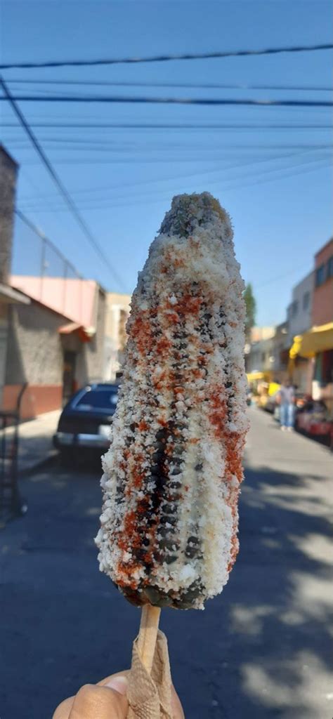 Elote maíz azul preparado chilito mexico Elote Preparado Deli Latina