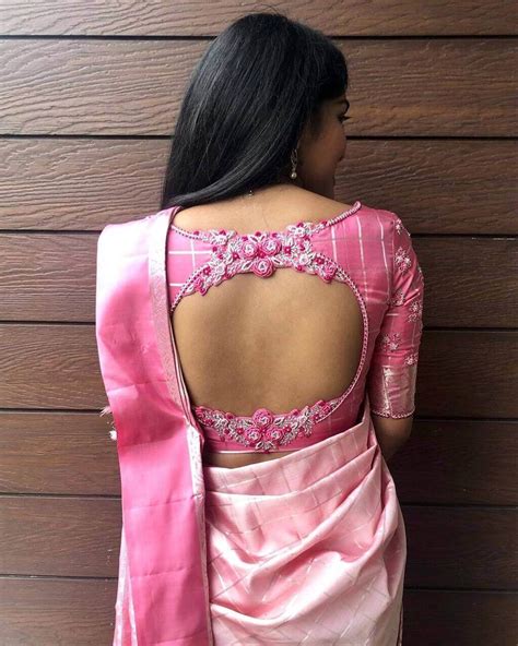 30 Amazing Back Neck Latest Blouse Designs Ideas In 2023 Fashionterest