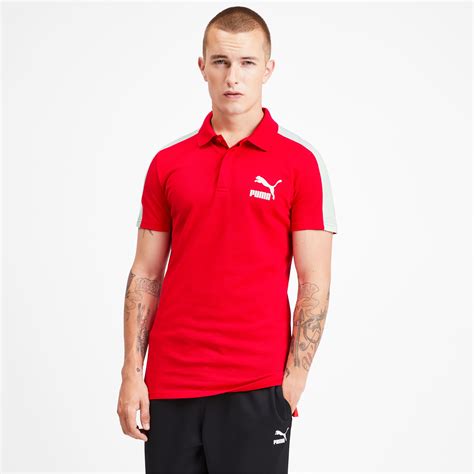 Iconic T7 Mens Polo Shirt Puma Shop All Puma Puma