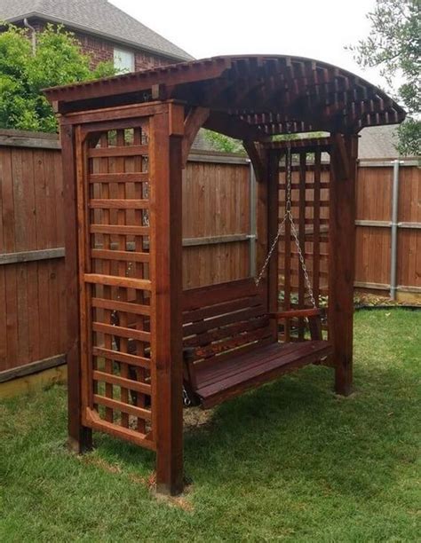 Breathtaking Garden Arbor Bench Design Ideas – Pergola Gazebos: