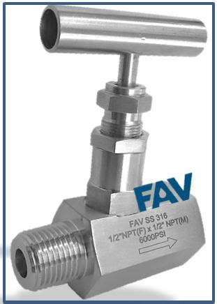 Hex Needle Valve Male X Female Fav Fittings And Valves