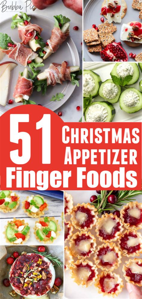 Easy Christmas Appetizers Finger Foods Bubbapie