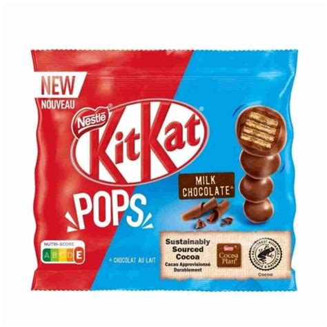 Chocolatina Kit Kat Pops Nestlé 40g Caja 30 unidades Delicioso snack