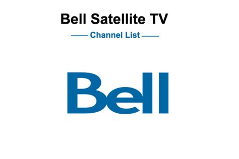 Bell Satellite Tv Channel List 2024 A To Z Index