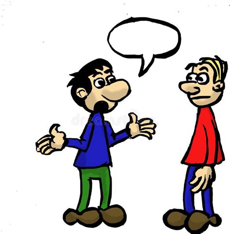 Two Cartoon People Talking Stock Illustrations – 1,766 Two Cartoon ...