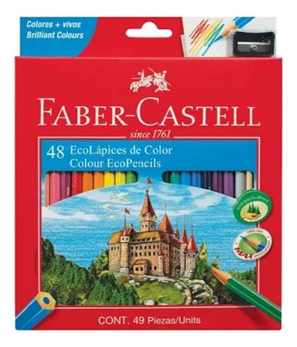 Lapices De Colores Faber Castell X 48 Trazo Color