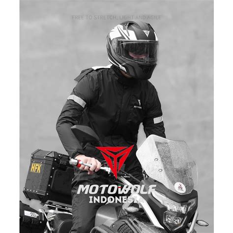 Jual Motowolf Jas Hujan Motor Raincoat Touring Quick Dry Model Ponco