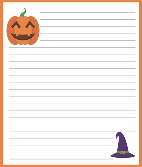 Printable Halloween Writing Paper Printable Templates