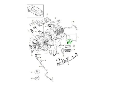 Porsche Panamera Heater Aircon Blower Motor