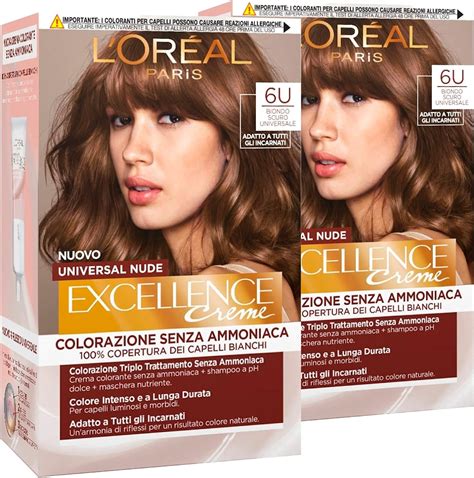 2x L Oréal Paris Excellence Creme Universal Nude Colorazione Permanente