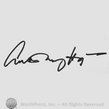 Mark with Signature: Anthony Hopkins. | #563010