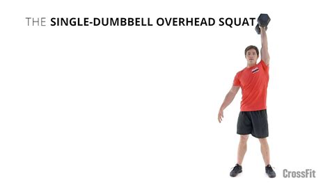 The Single Dumbbell Overhead Squat Youtube