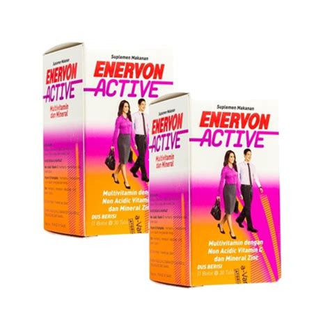 Enervon Active 2 Botol 30 Tablet Botol Hemat Borongan Kegunaan