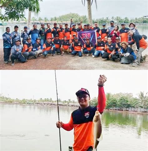 SAH Fishing Club Palangka Raya Ramaikan Lomba Mancing Di Banjarbaru