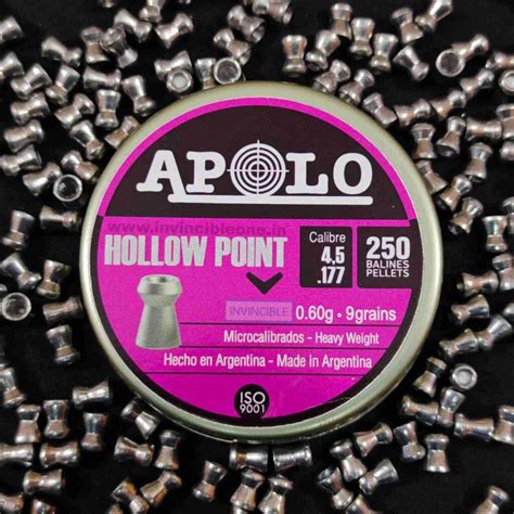 Apolo Hollow Point 177 Cal Pellets 250 Pcs