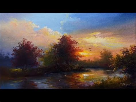 How I Paint Landscape Just By Colors Oil Painting Landscape Step By