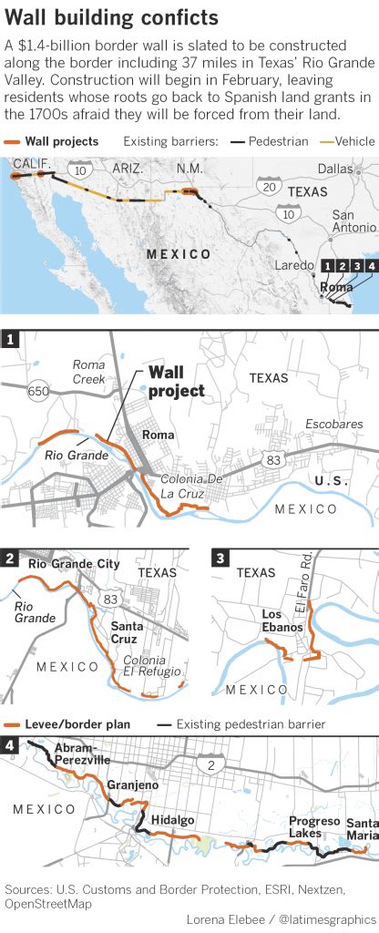 The Border Wall Will Divide This Texas Town, Displacing Or Blocking ...