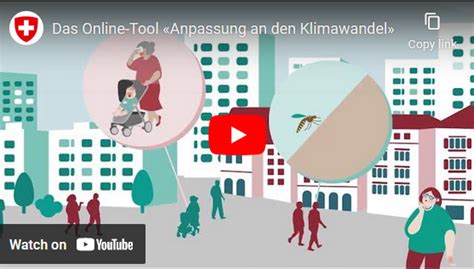 Online Tool Anpassung An Den Klimawandel Des Bafu Unterst Tzt