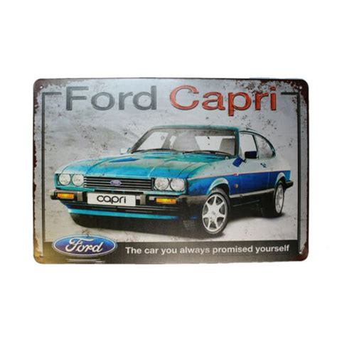 Buy Tin Sign Ford Capri Sprint Drink Bar Whisky Rustic Look Mydeal