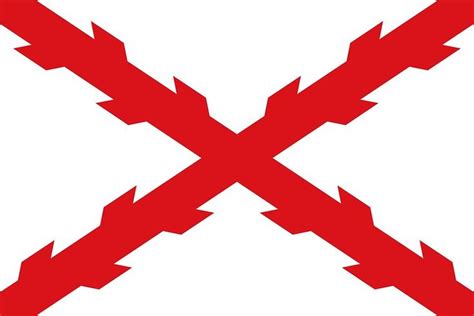 A Red And White Square With Arrows Pointing In Different Directions To