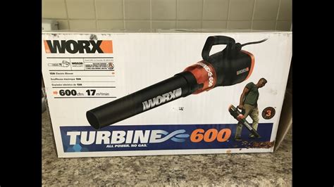 WORX WG520 12 TURBINE 600 Electric Leaf Blower Product Review