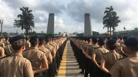 Solenidade De Entrada Dos Novos Cadetes No Port O Da Aman S O