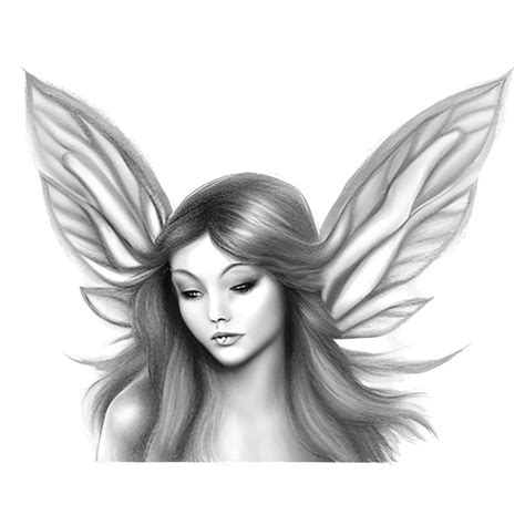 Fairy on Crescent Moon Graphic · Creative Fabrica