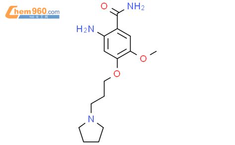 760155 54 2 2 amino 5 methoxy 4 3 pyrrolidin 1 yl propoxy benzamide化学