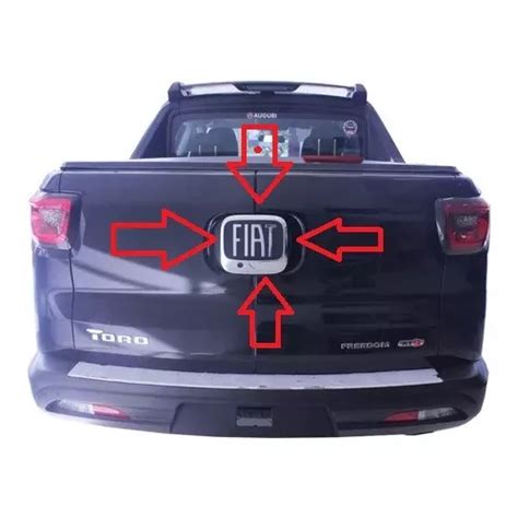 Aplique Cromado Ma Aneta Tampa Traseira Fiat Toro Frete Gr Tis