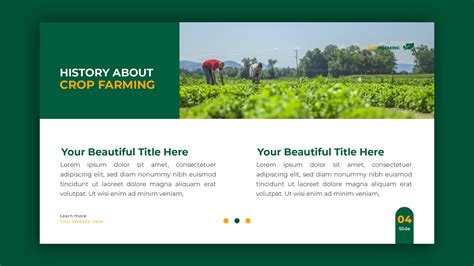 Organic Farming PPT Presentation Slide Template :: Behance