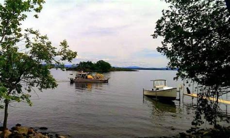 Two Story Tiny Cabin On Butler Island In Vermont