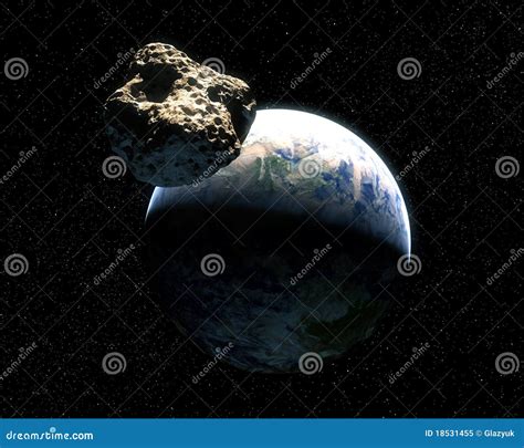 Asteroid Impact Craters Stock Illustrations – 108 Asteroid Impact ...