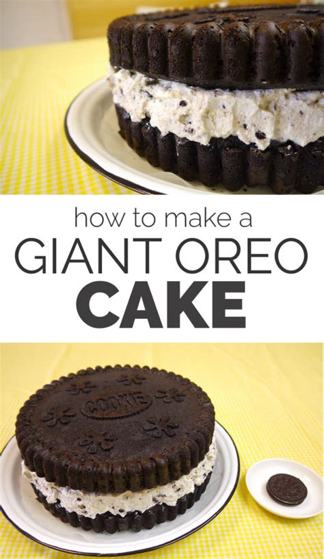 How To Make A Giant Oreo Cookie Cake