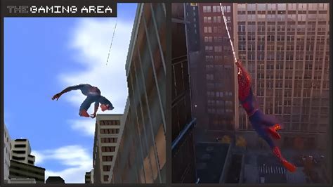 Spider Man 2 Swinging Vs Marvel S Spider Man Swinging YouTube