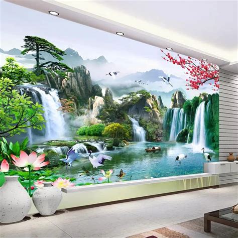 Beibehang Custom Wallpaper D Large Photo Wallpaper Mural Waterfree