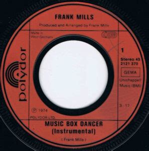 Frank Mills Music Box Dancer 7 Si Germany 1979 Het Plaathuis