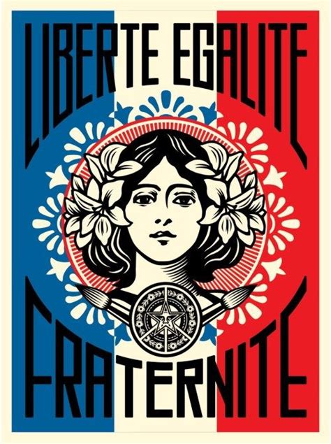 Liberte Egalite Fraternite - Obey Giant | Posters art prints, Poster art, Shepard fairey