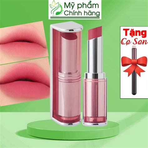 Son Thỏi CE Blur Matte Lipstick Misty Day Tông Màu Hồng San Hô Pha Một Chút Tím Nude Nhẹ Nhàng