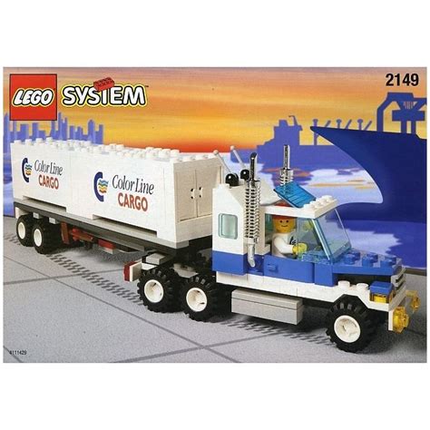 Lego Color Line Container Lorry Set 2149 Brick Owl Lego Marketplace Lego Instructions