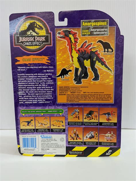 Jurassic Park Chaos Effect Amargospinus 1997 The Jurassic Store