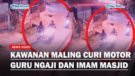 Sepeda Motor Milik Imam Masjid Dan Guru Ngaji Dicuri Kawanan Curanmor