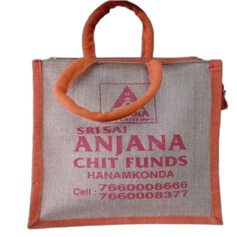 Multicolor Jute Lunch Bag Size Dimension 4 5x15x22 5inch At Rs 98