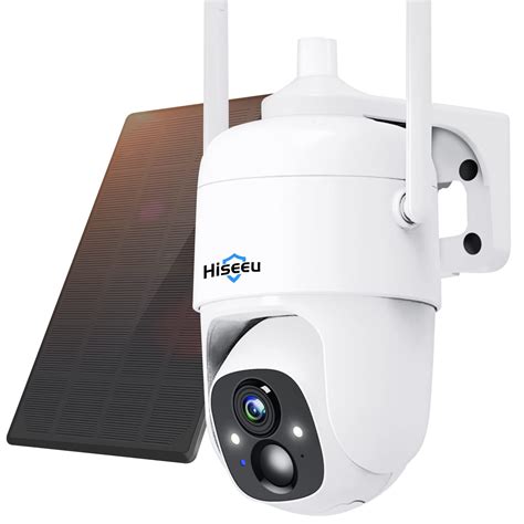 Buy Hiseeu Wireless Solar Battery Powered Security Camera Outdoor With