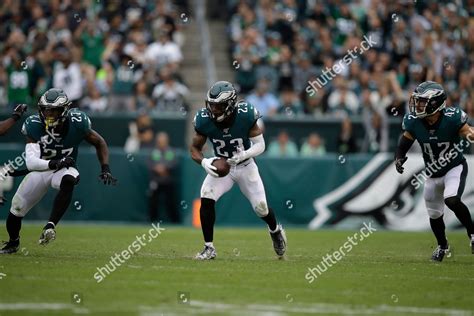 Philadelphia Eagles Rodney Mcleod Returns Interception Editorial Stock